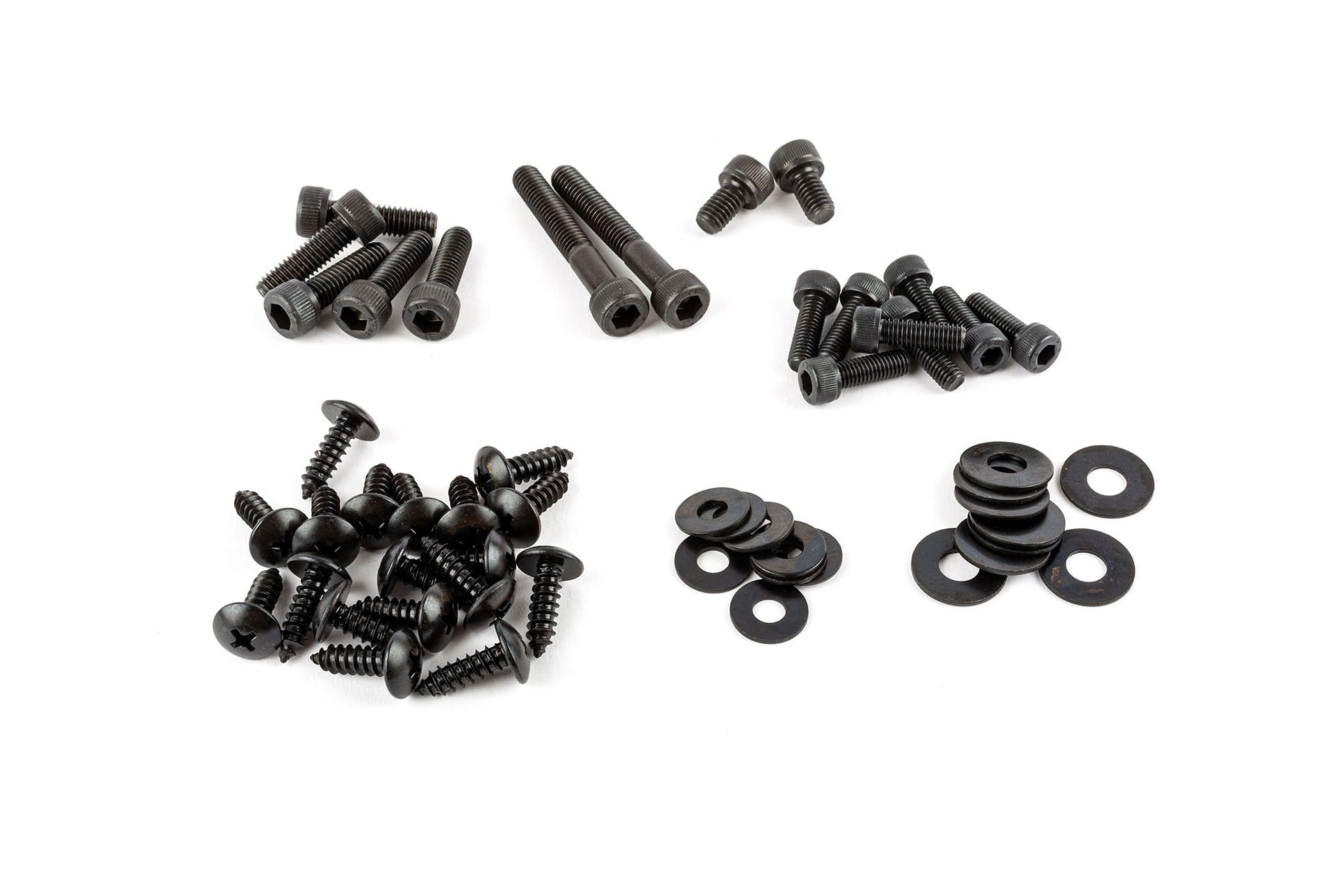 STR-555.02/BK Viti Carena acciaio nero MBK Booster Rocket / NG / Yamaha BW's Bump / Spy fino al 2004, COD: STR-555.02/BK