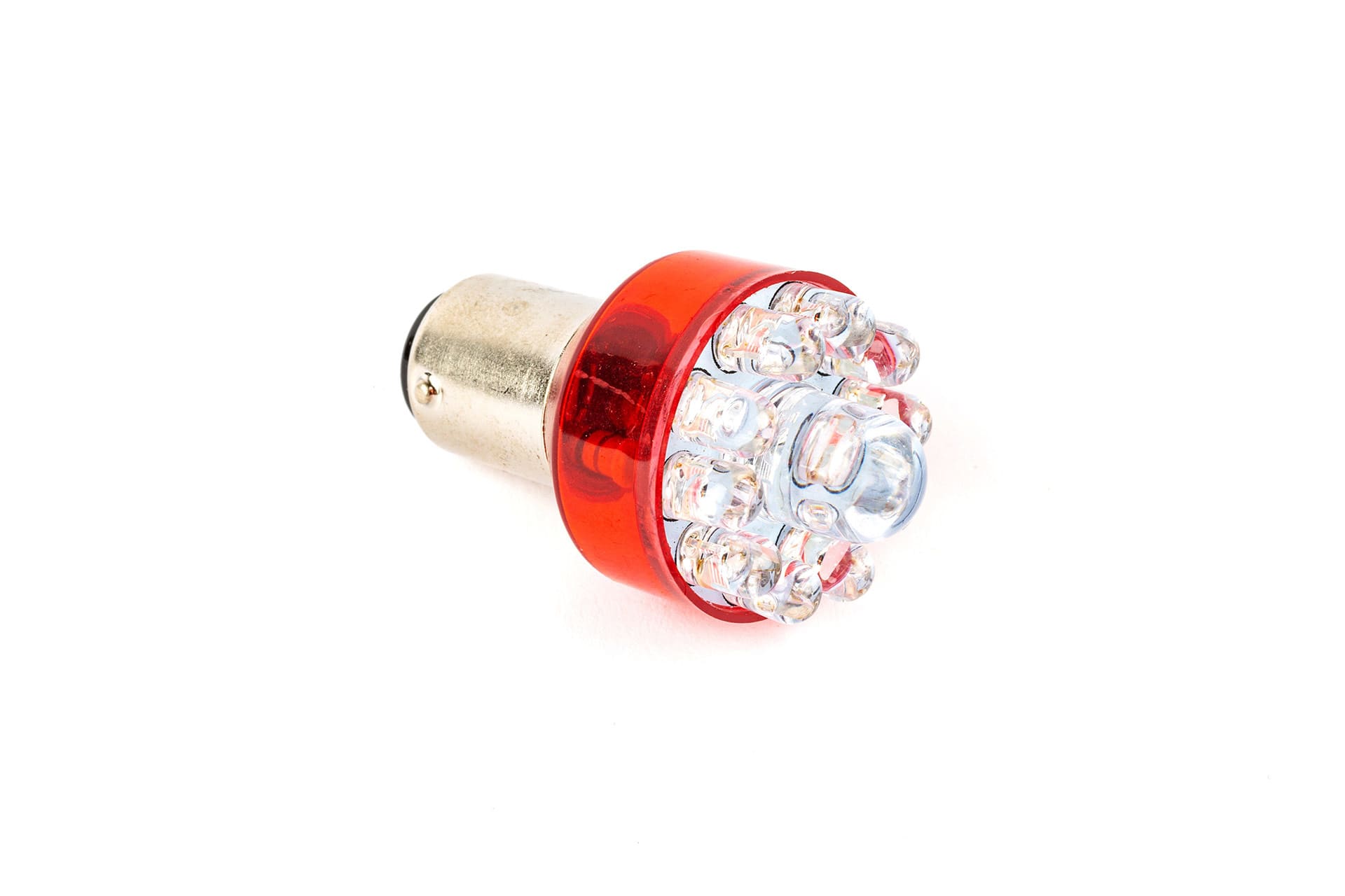 STR-815.34/RE Lampadina LED fanalino + freno 12V - 21/5W BAY15D rosso, COD: STR-815.34/RE