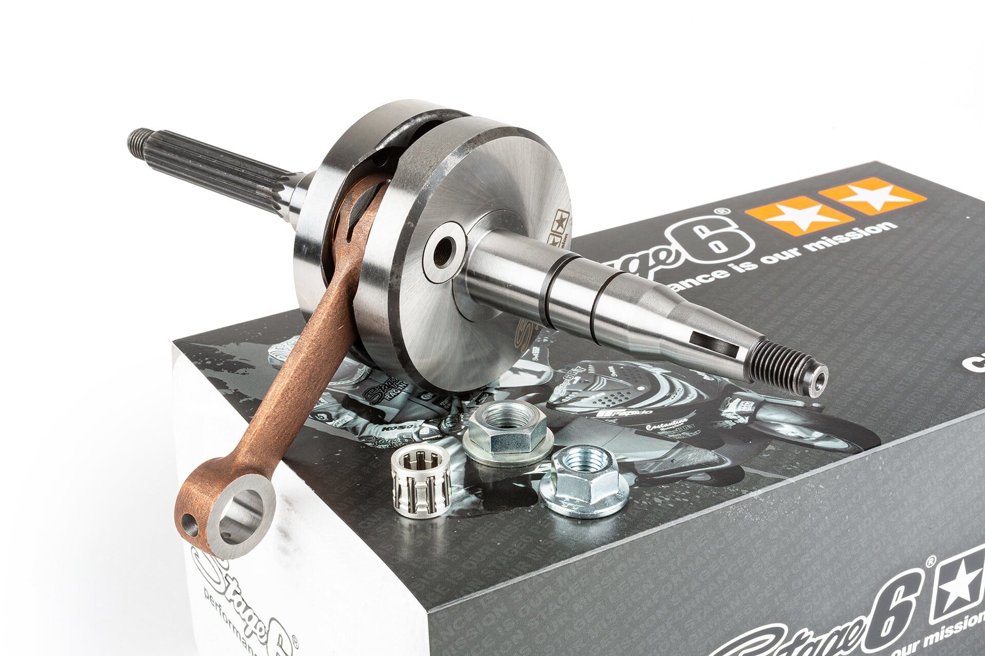 s6-8016601 albero motore stage6 hpc mkii biella 80 sp. 10 minarelli orizzontale, COD: S6-8016601