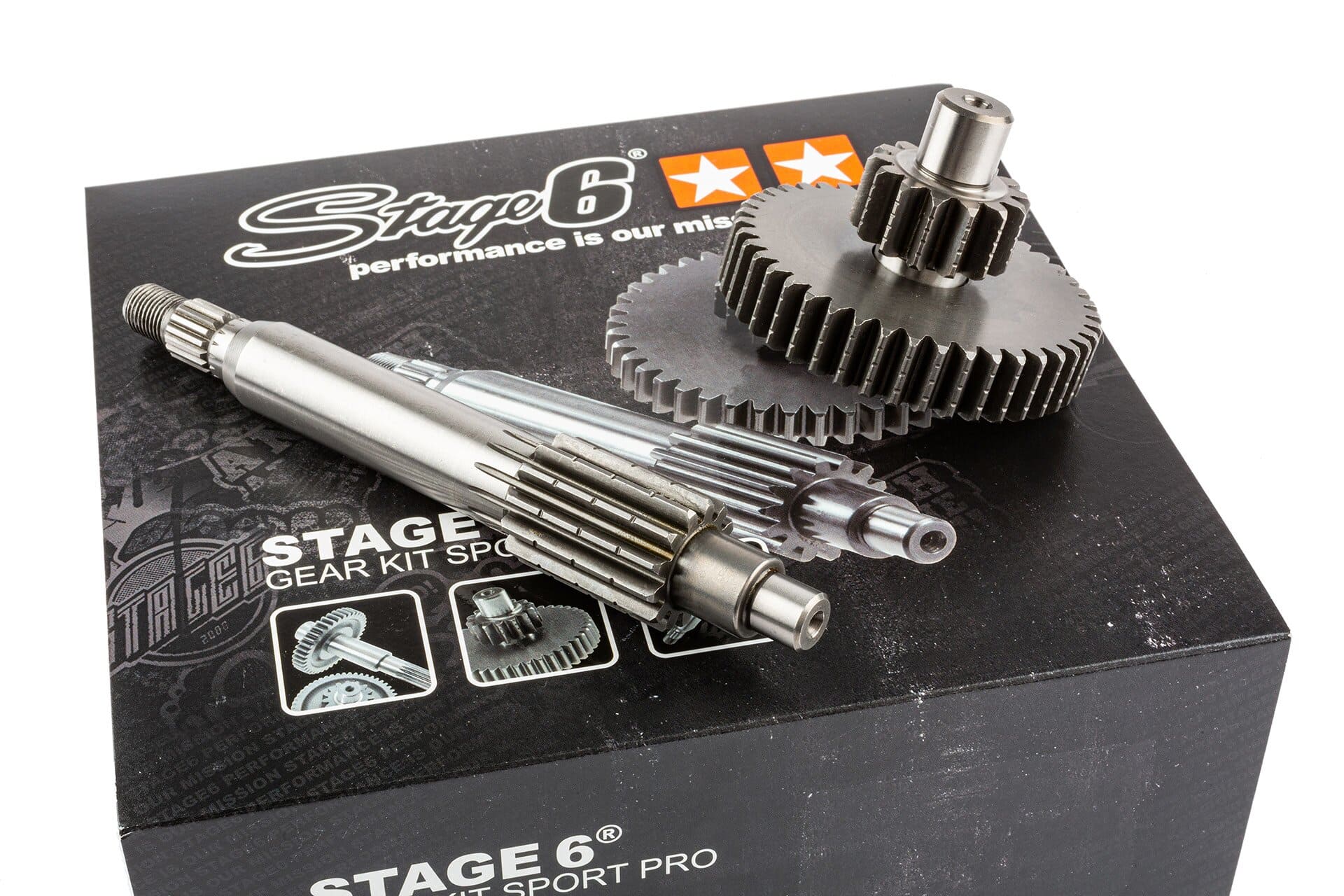 s6-2016602p ingranaggi primari stage6 minarelli 13/43 (1:3,31), (per l'alberino originale 14 denti), COD: S6-2016602P