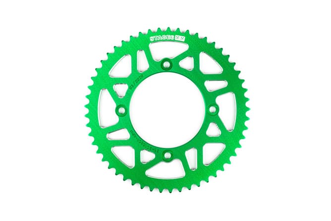 S6-2018801/GR Corona 53 denti - 420 Stage6 alluminio CNC verde Beta RR, COD: S6-2018801/GR