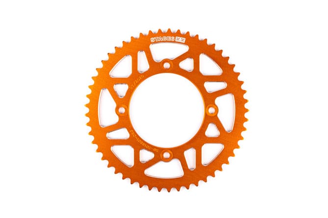 S6-2018801/OR Corona 53 denti - 420 Stage6 alluminio CNC arancio Beta RR, COD: S6-2018801/OR