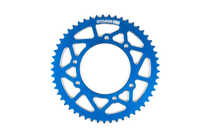 S6-2019301/BL Corona 53 denti - 420 Stage6 alluminio CNC blu Derbi DRD Pro, COD: S6-2019301/BL