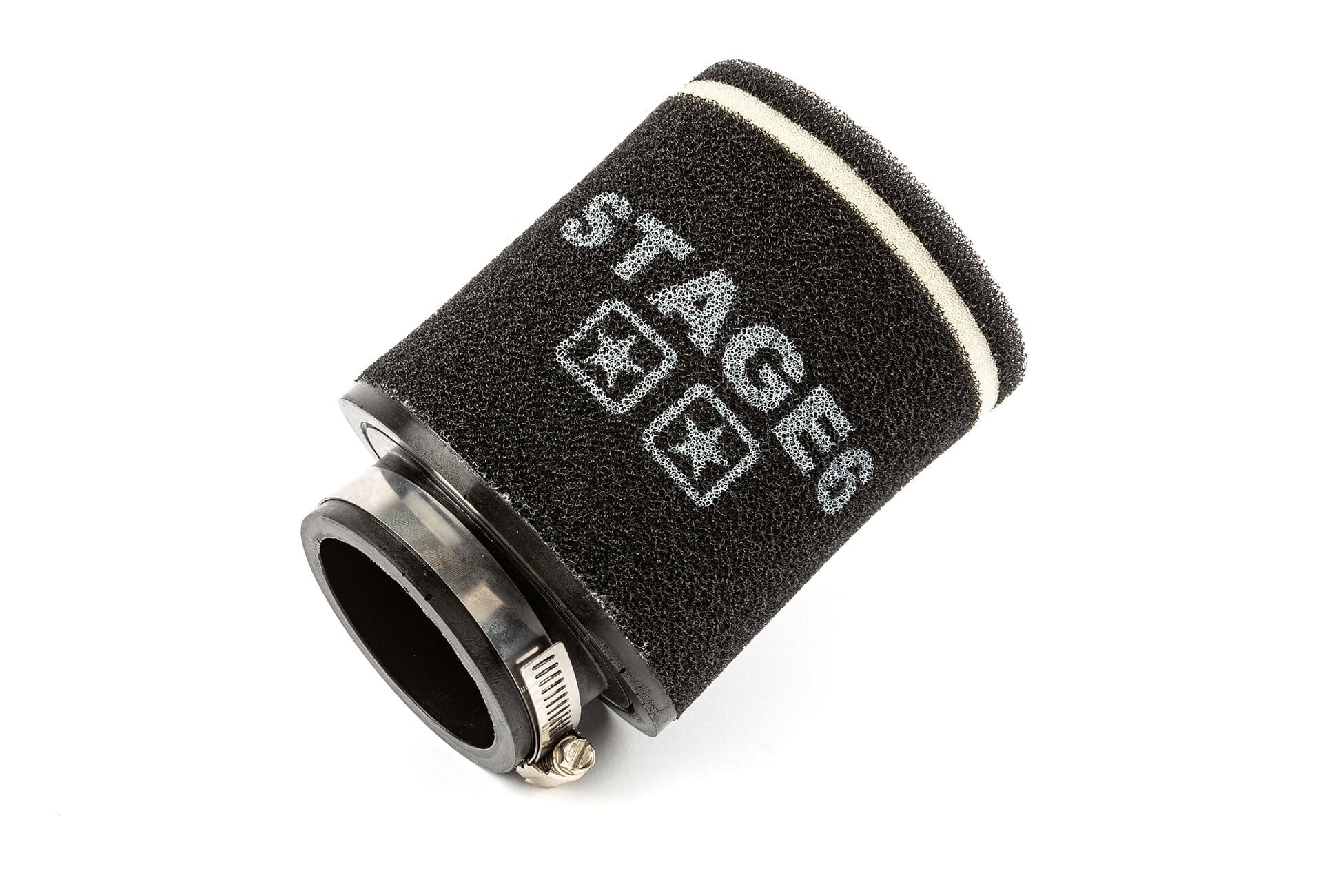 s6-35036/bk filtro aria stage6 double-layer nero tondo imbocco 㘠70mm