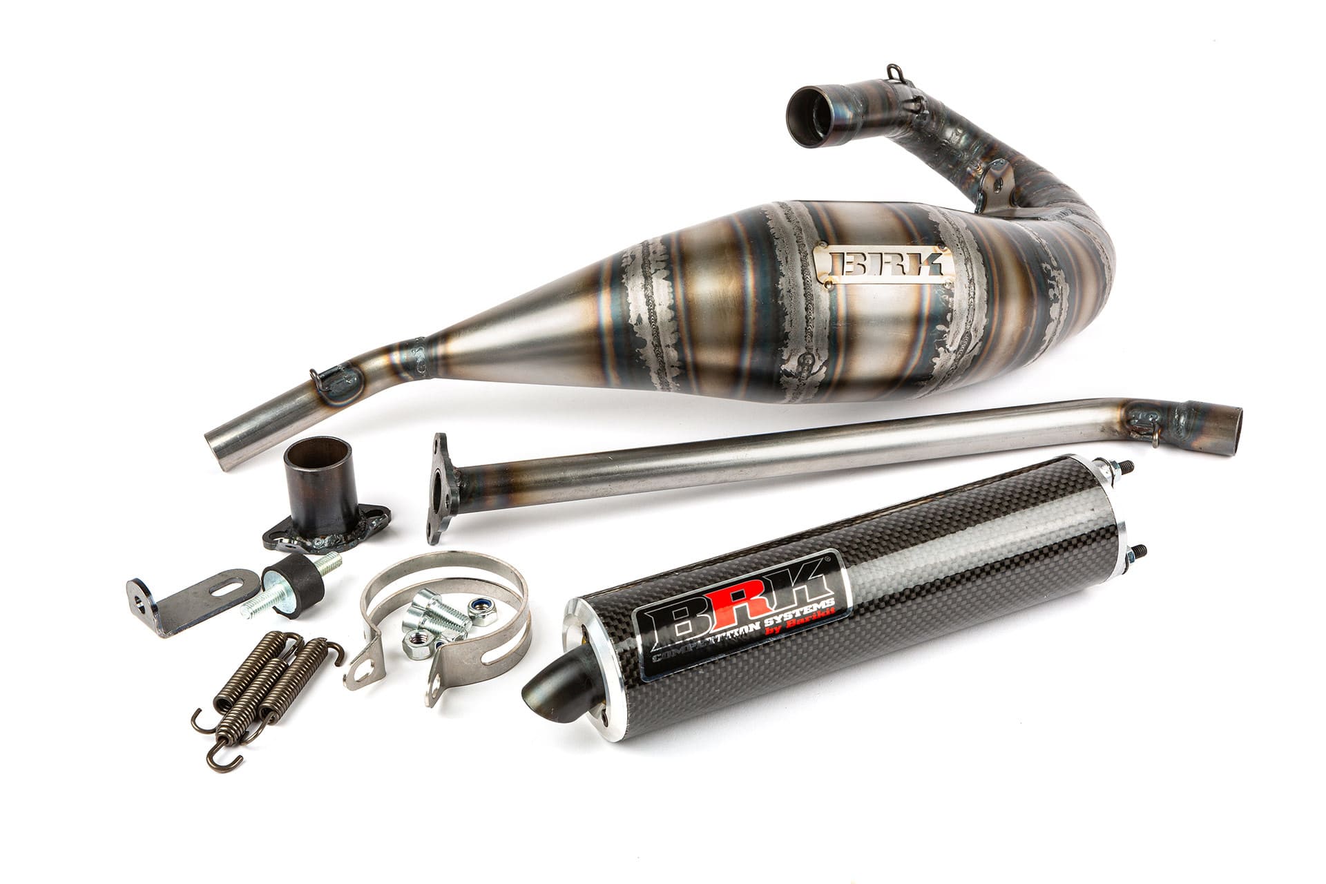 BAR-ESC-25 High Mount Exhaust Barikit BRK Cross 80/90cc Derbi DRD Pro