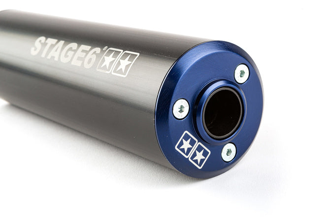 S6-9117402/BL Stage6 StreetRace Exhaust Peugeot 103 SPX Blue / Black