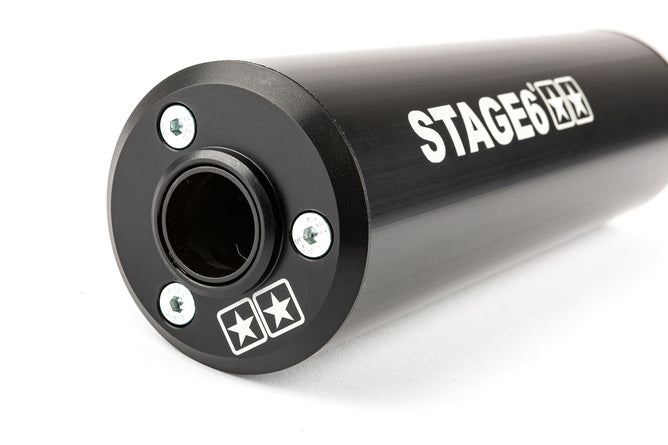 S6-9117401/BK Stage6 StreetRace Exhaust Peugeot 103 SP Black