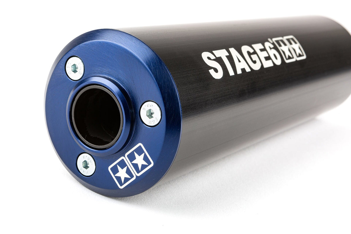 S6-9117401/BL Stage6 StreetRace Exhaust Peugeot 103 SP Blue / Black