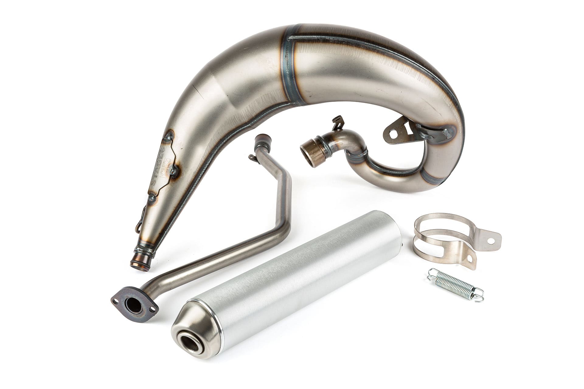 S6-9118820/AL Marmitta Stage6 Streetrace montaggio alto alu Rieju MRT