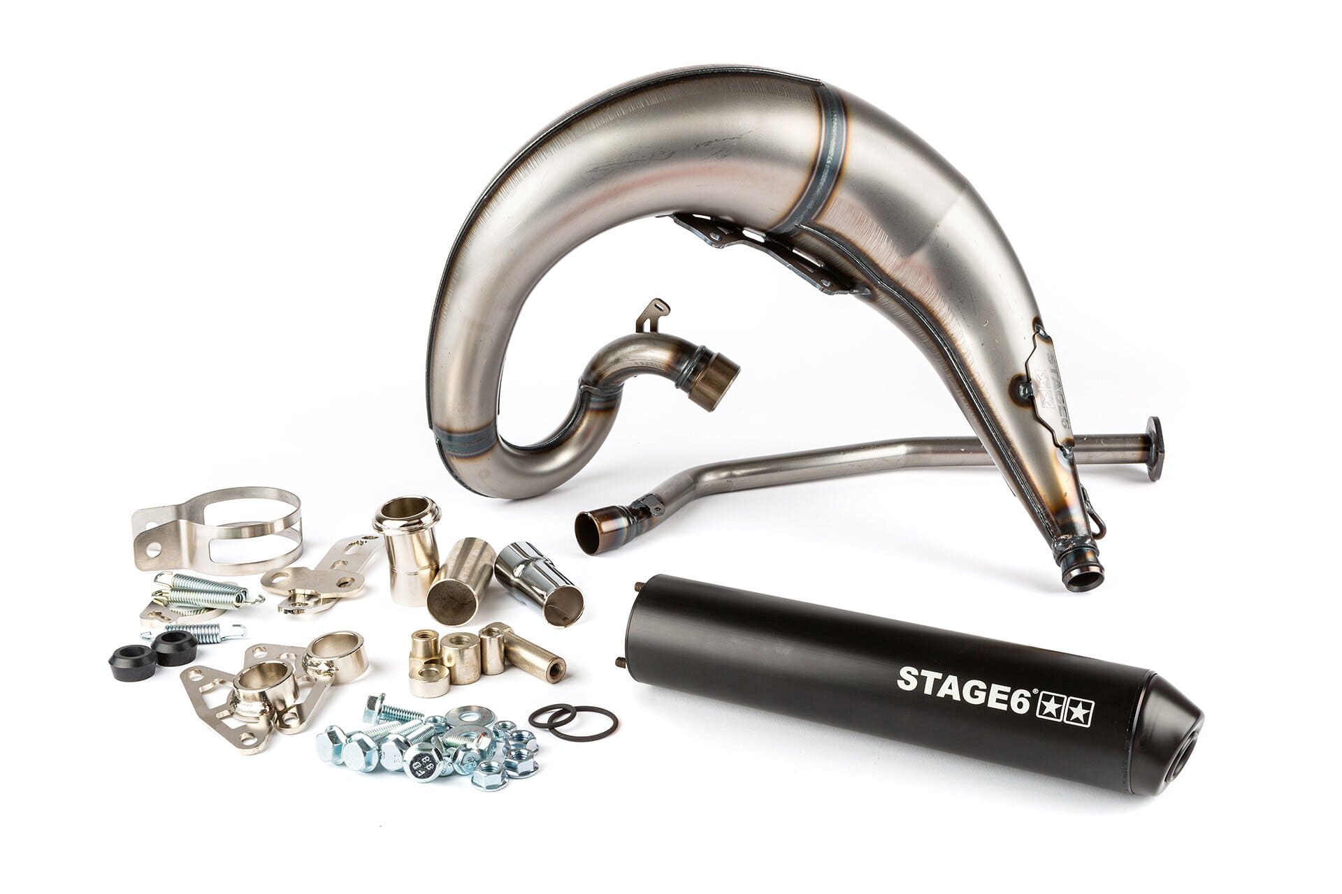 s6-9119301/bm marmitta stage6 streetrace montaggio alto nero derbi senda (d50b0) stage6 rt