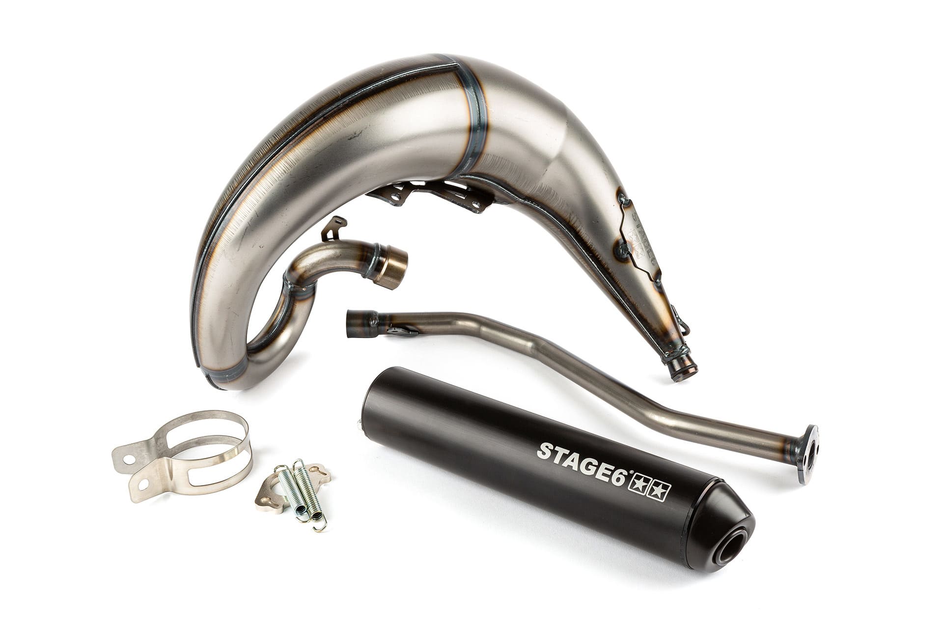 S6-9118830/BM Marmitta Stage6 Streetrace montaggio alto (lato sinistro) nero Beta RR