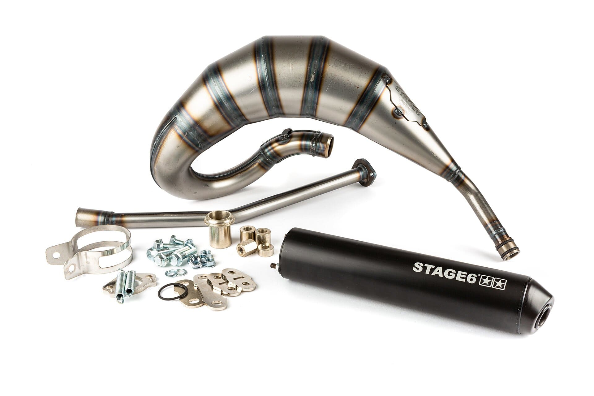 s6-9119310/bm marmitta stage6 streetrace 70cc montaggio alto nero derbi senda (d50b0) stage6 rt