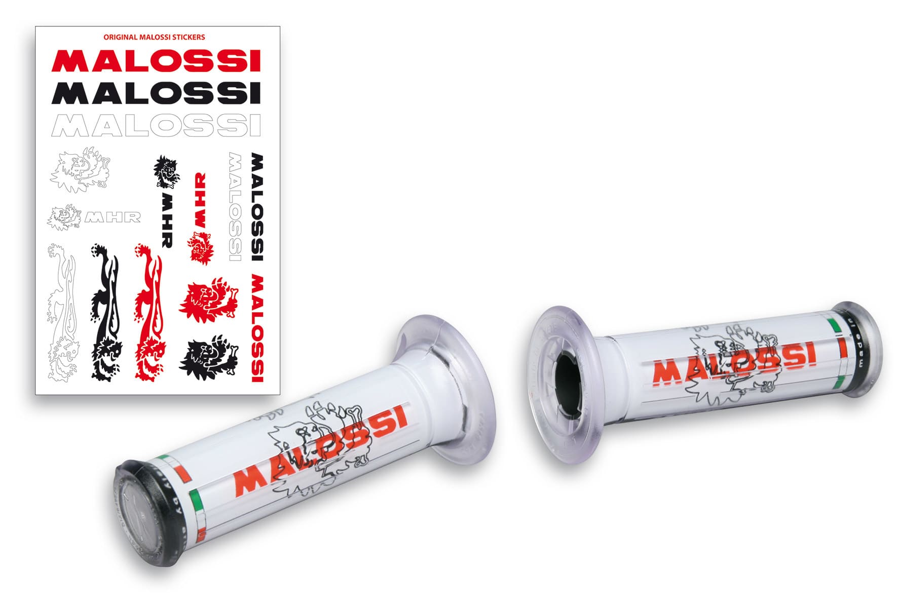 M6914575.W0 Manopole Malossi Tribal bianco, COD: M6914575.W0