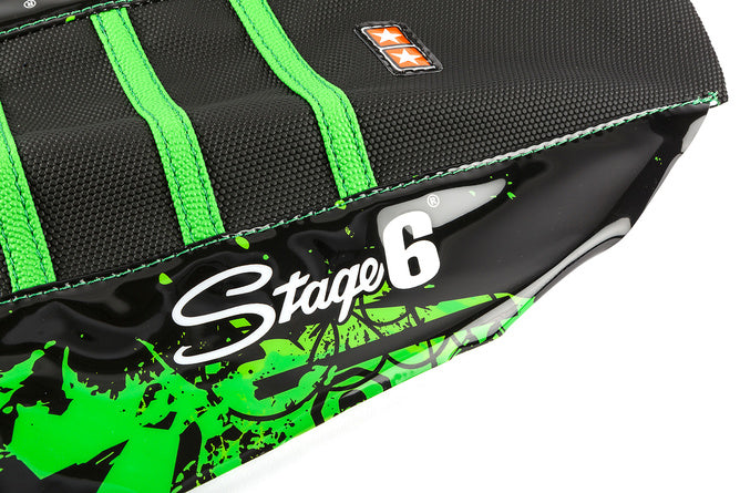 S6-058861/GR Coprisella Stage6 Full Covering nero - verde Yamaha DT