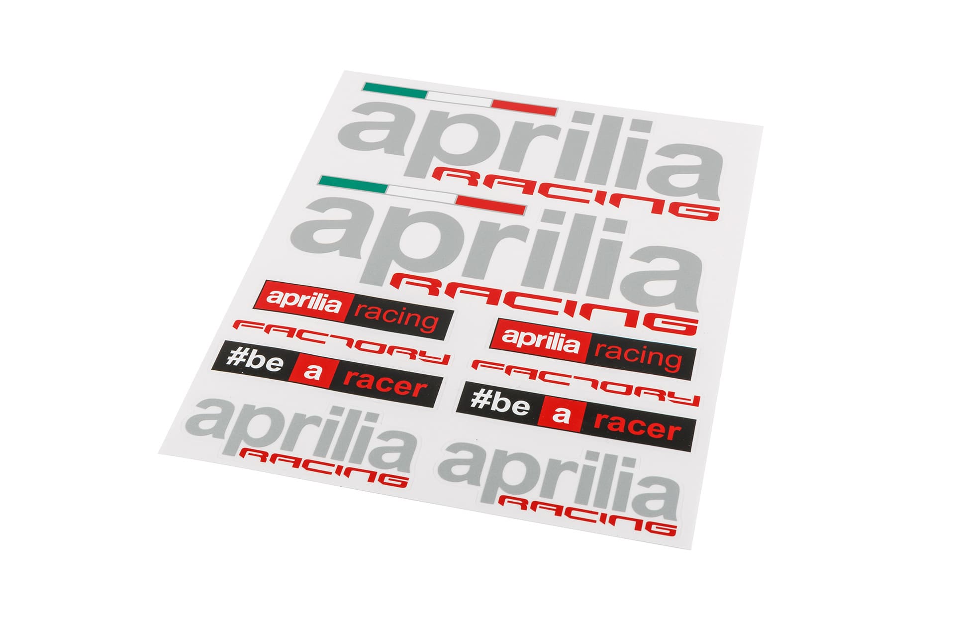 STICK-980526 Foglio Adesivi Aprilia Racing 25x20cm, COD: STICK-980526