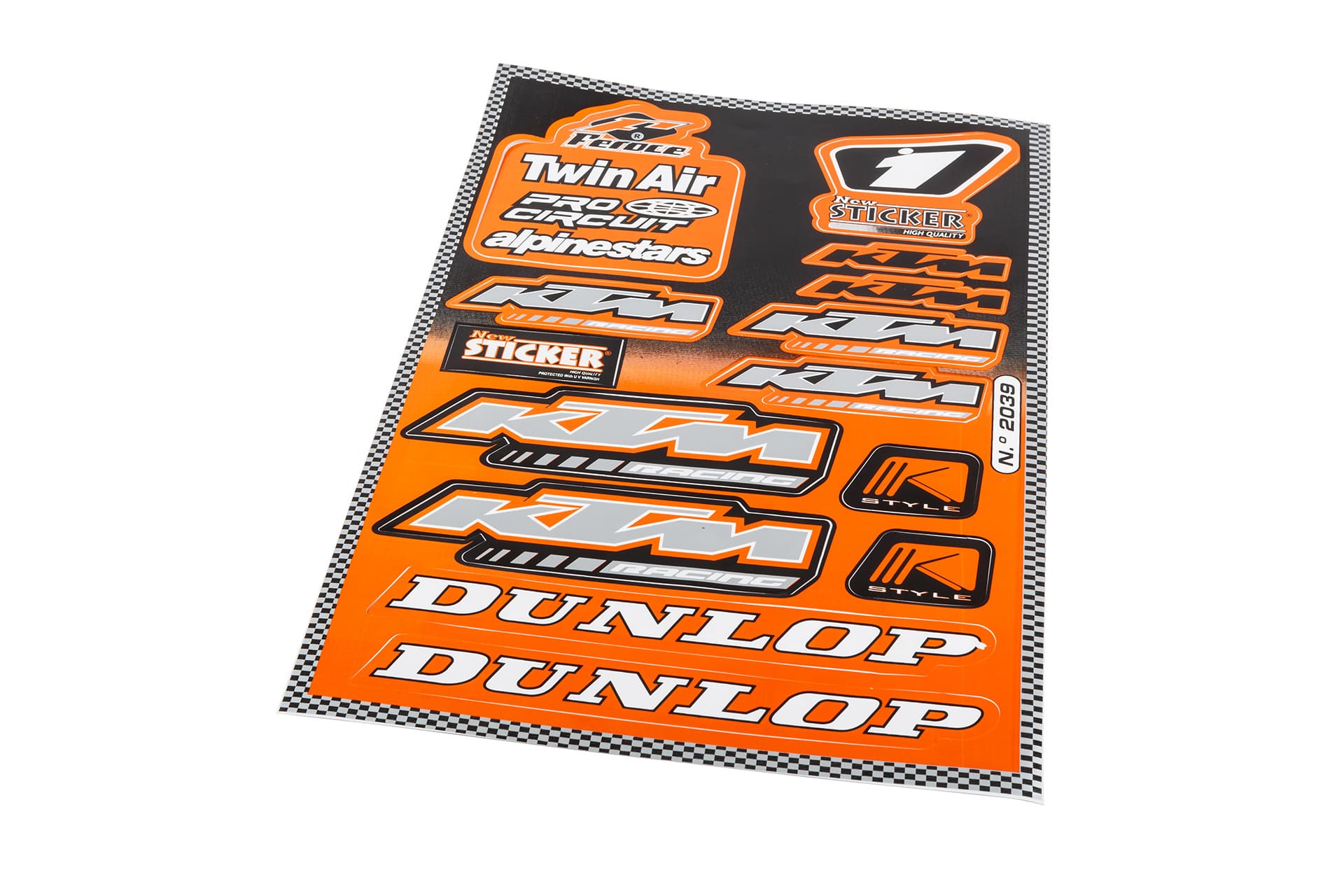 STICK-982039 Foglio Adesivi Sponsor KTM 33x22cm, COD: STICK-982039