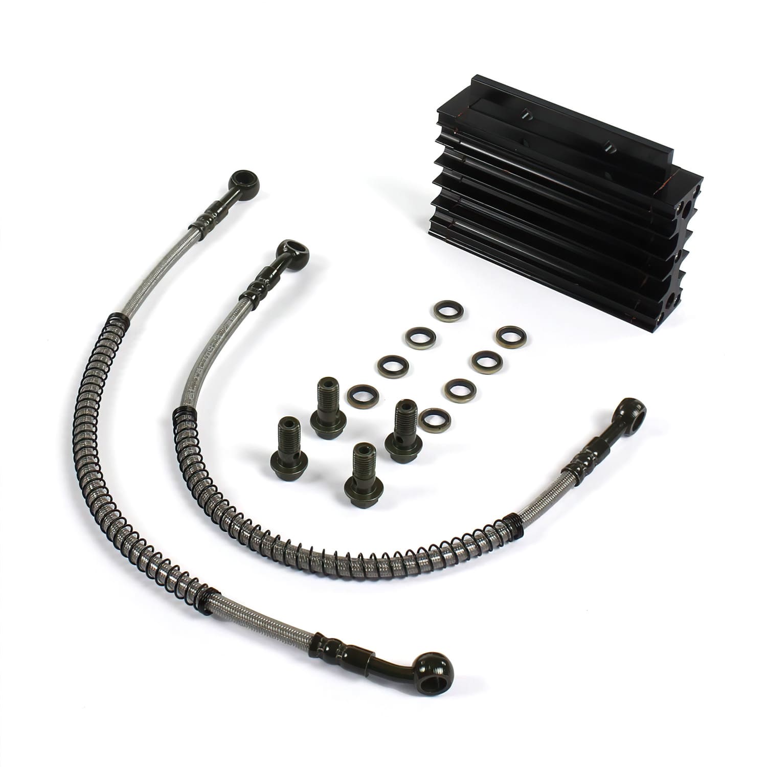 MB2697 Radiatore d'olio alluminio CNC Pit Bike / Dirt Bike Lifan / YX 140cc nero, COD: MB2697