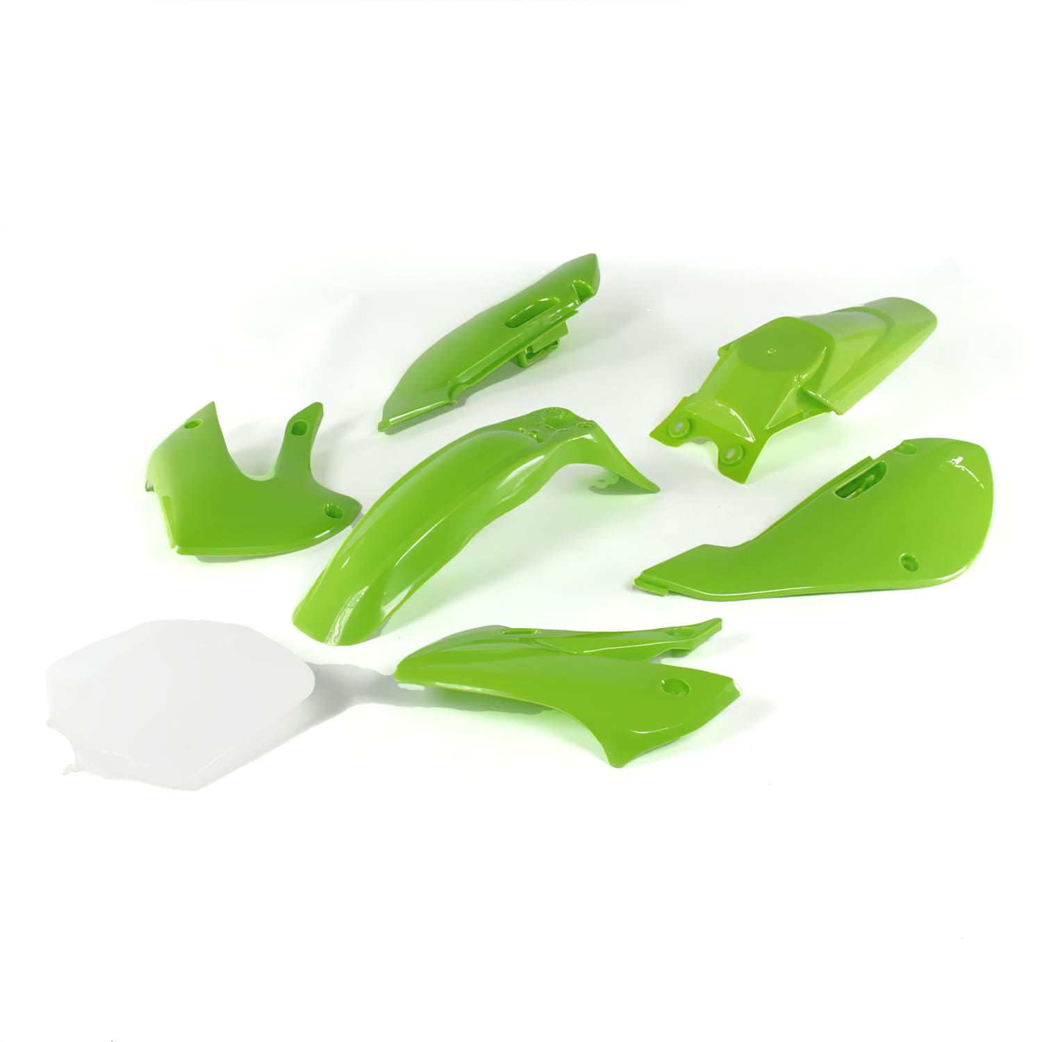 MB3512 Kit plastiche verde Pit Bike / Dirt Bike Typ KLX110, COD: MB3512