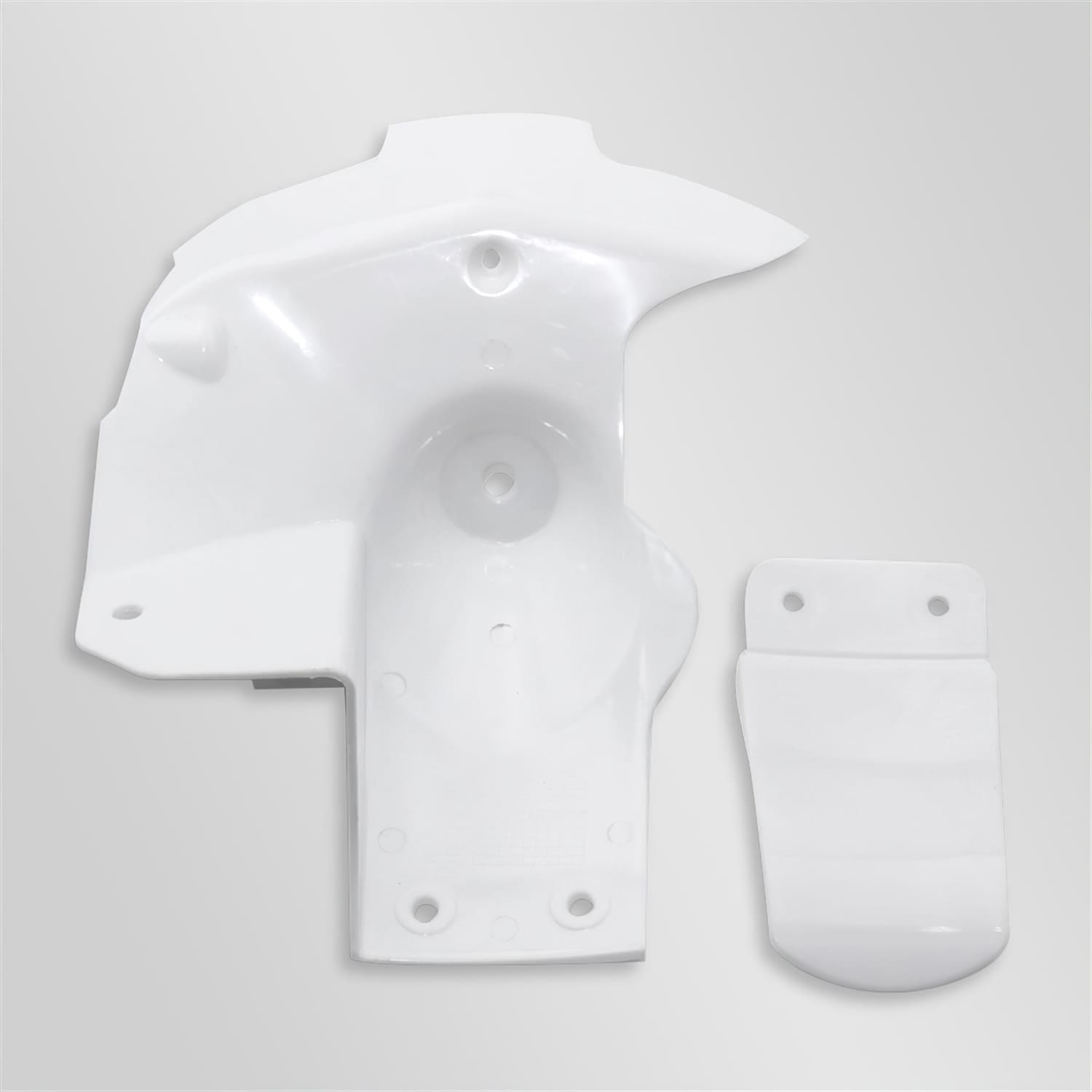MB8283 Parafango posteriore (inferiore + paraspruzzi) Minicross Apollo RXF 55cc bianco