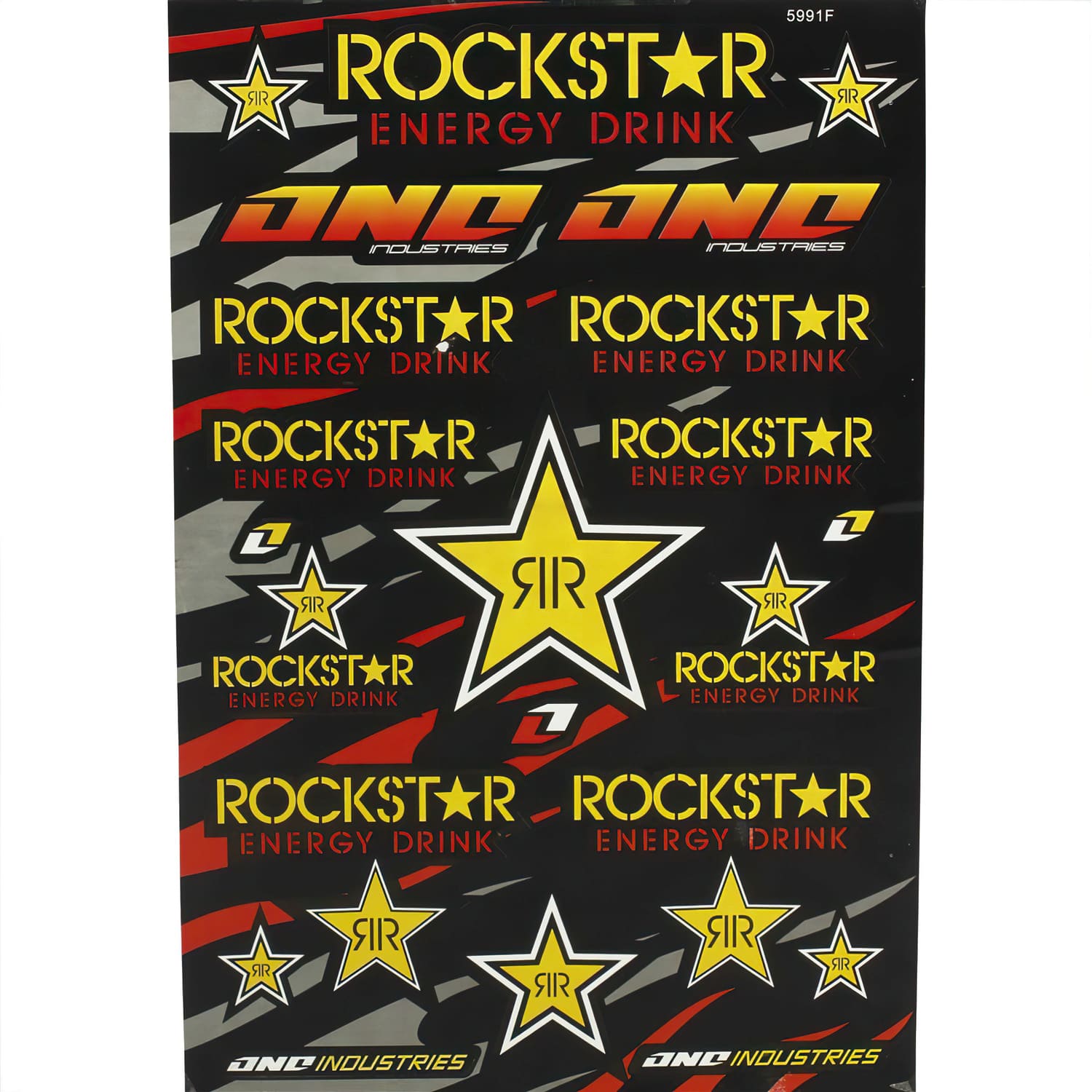 STICK-7157 Foglio Adesivi Rockstar