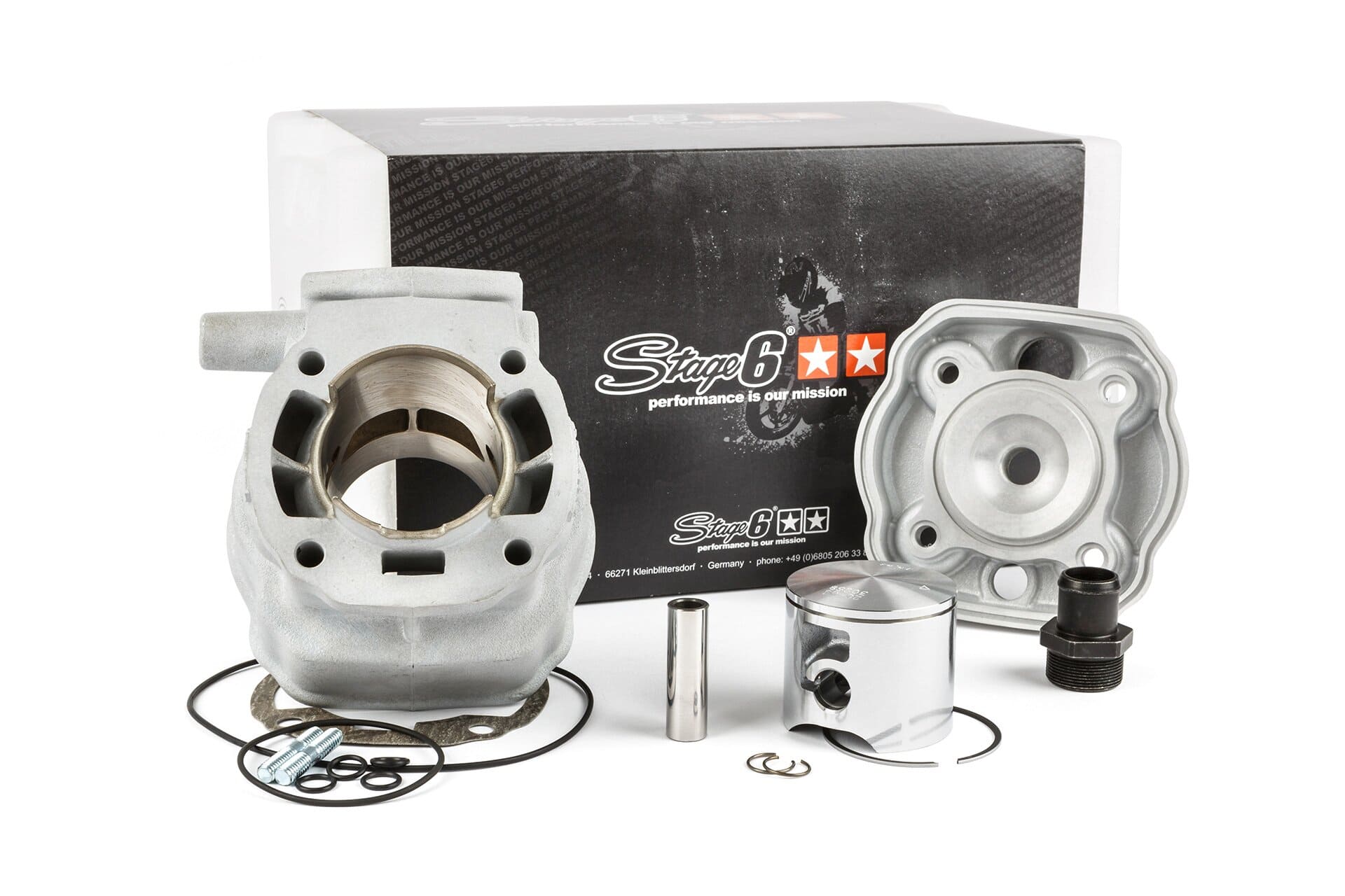 s6-7019210 gruppo termico stage6 bigracing 77cc, derbi euro 2, COD: S6-7019210