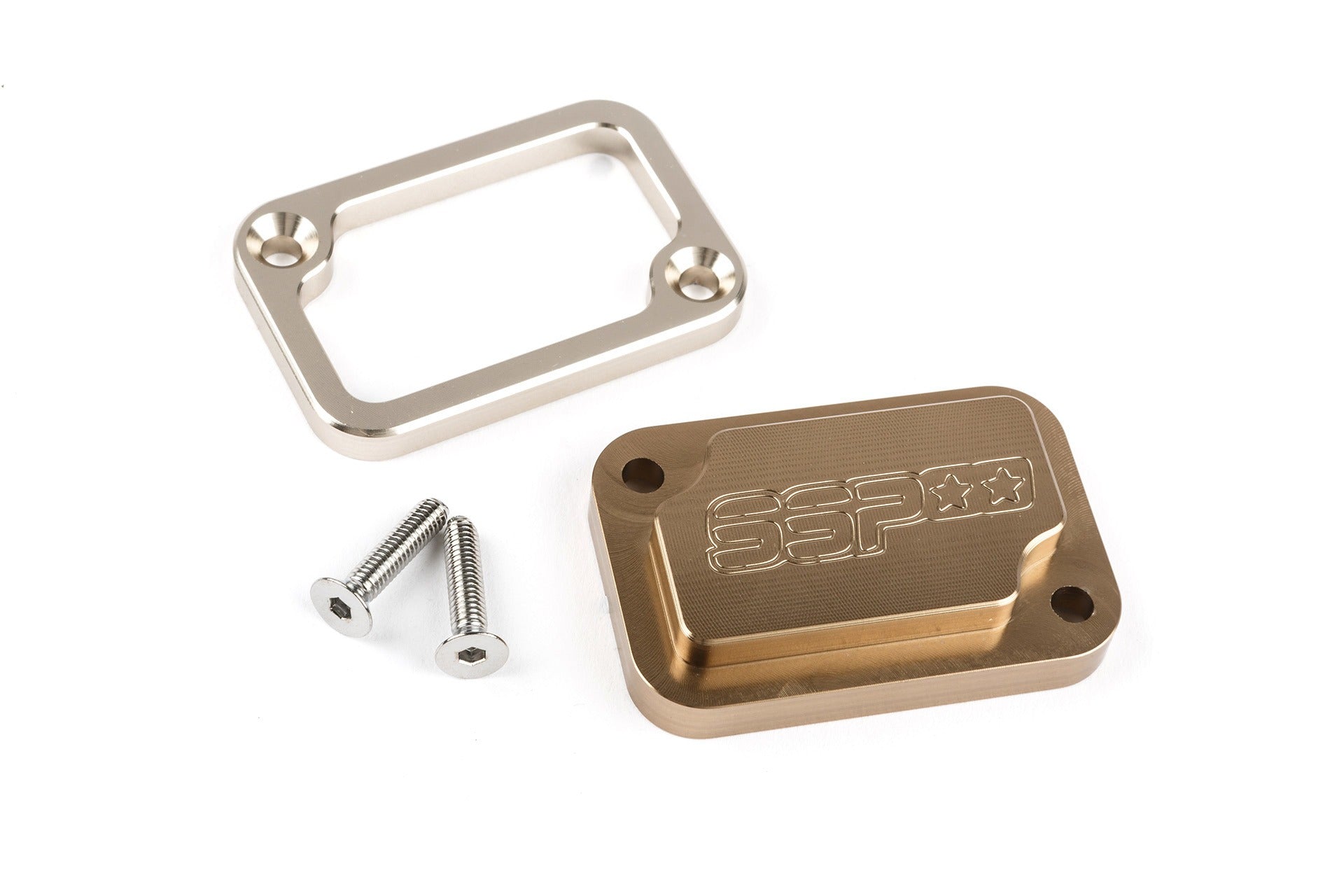 s6-ssp082bz/ti coperchio pompa freno stage6, aprilia sr50, look titanio