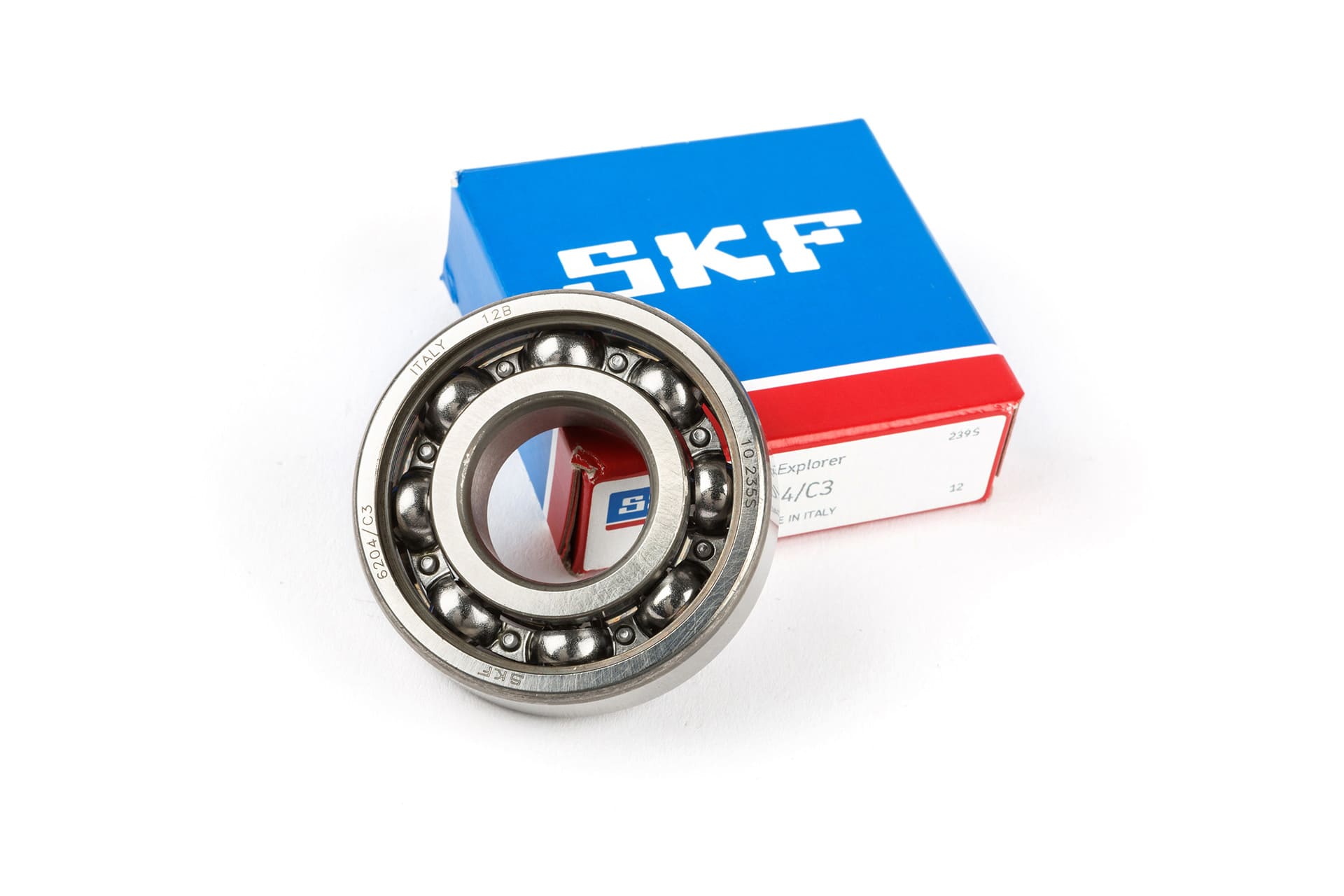 SKF719762 Cuscinetto SKF 6204-C3 - 20x47x14mm gabbia in acciaio, COD: SKF719762