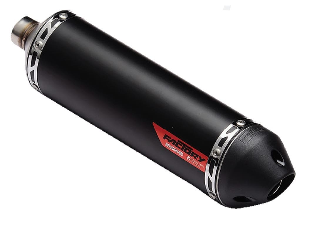 YCF-110-13014-03/BK Silenziatore nero YCF Factory Bigy / Factory / Sunday 190cc, COD: YCF-110-13014-03/BK