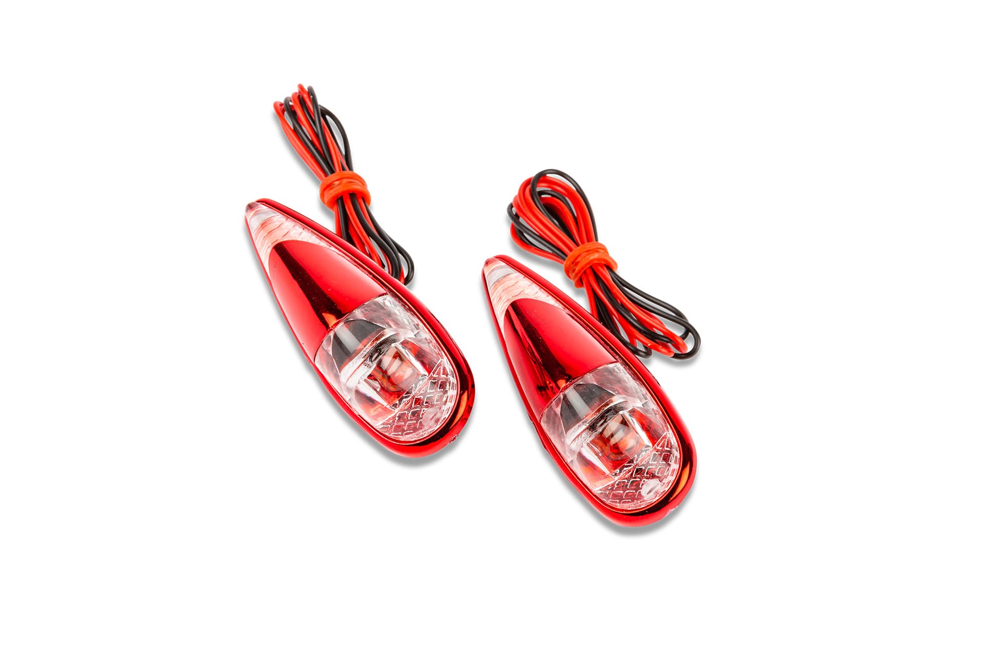 STR-695.06/RE Luce / Frecce a incollare a forma di goccia Fender rosso / trasparente / arancione, COD: STR-695.06/RE