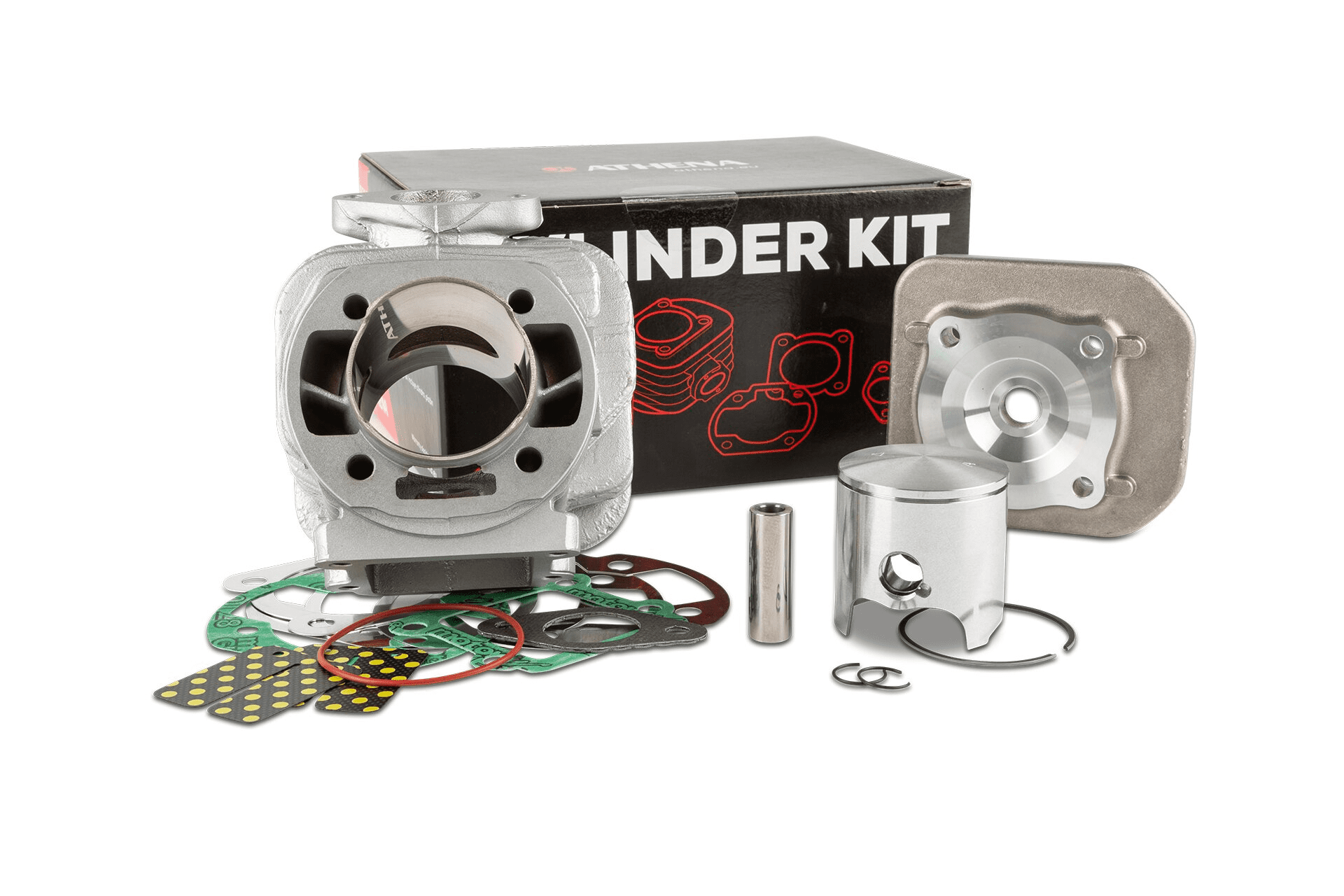 070100/1 athena sport cylinder kit 47.6mm alum. spin.12 minarelli vertical 70cc