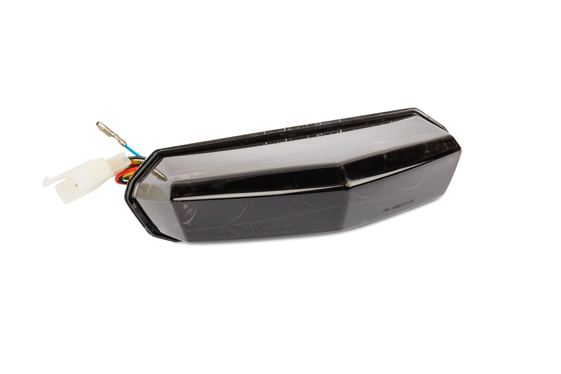 STR-653.93/CE Fanalino LED con Frecce fumato Derbi DRD / X-Race omologato CE, COD: STR-653.93/CE