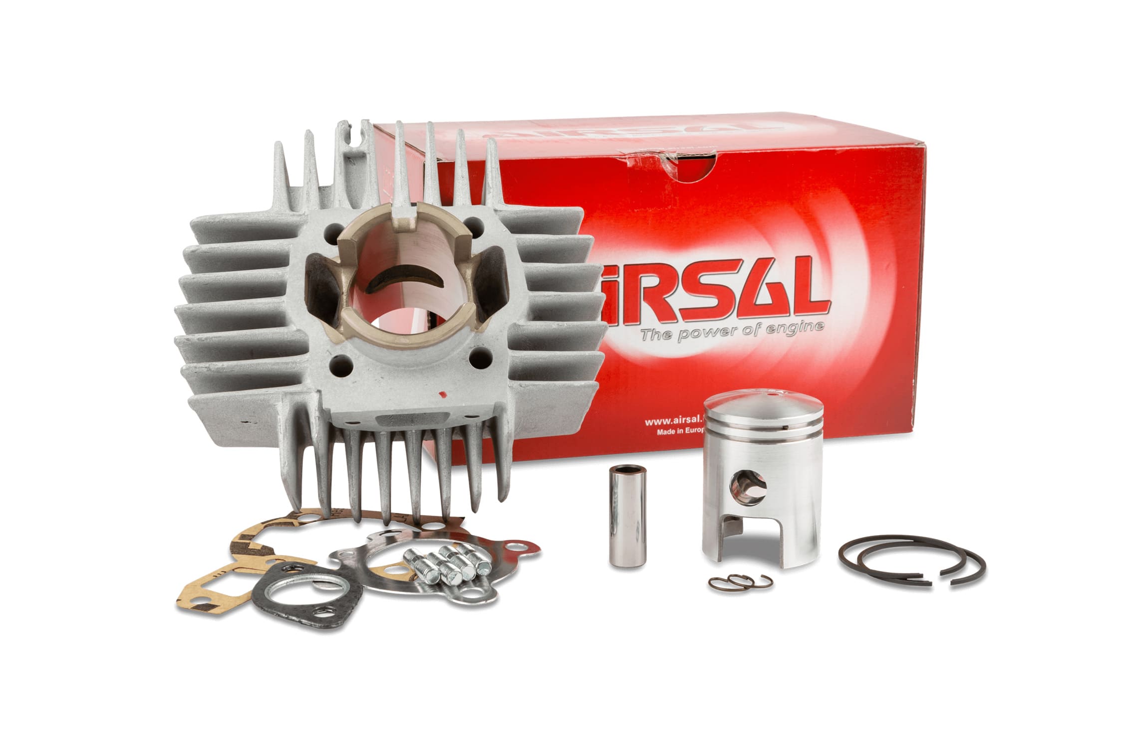 C02030938 Gruppo Termico d.38mm Airsal T6 50cc Puch Maxi (petites ailettes), COD: C02030938