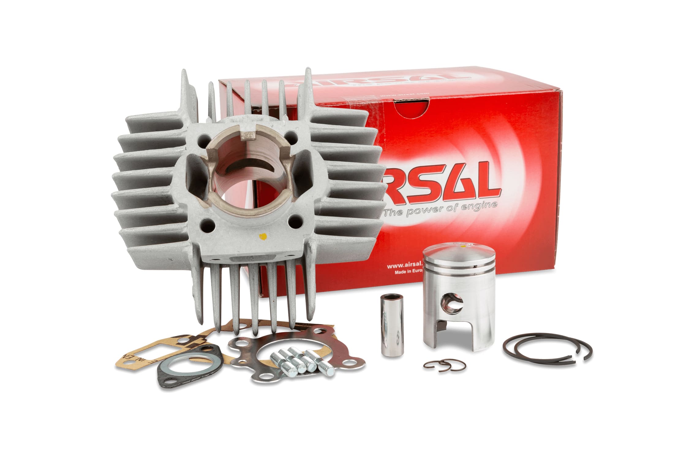 C02031138 Gruppo Termico d.38mm Airsal T6 50cc Puch Maxi (grandes ailettes)