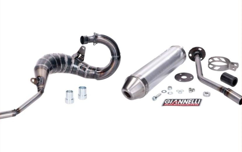 34081hf+34687hf marmitta giannelli + silenziatore alluminio x beta rr 50 enduro 09-11