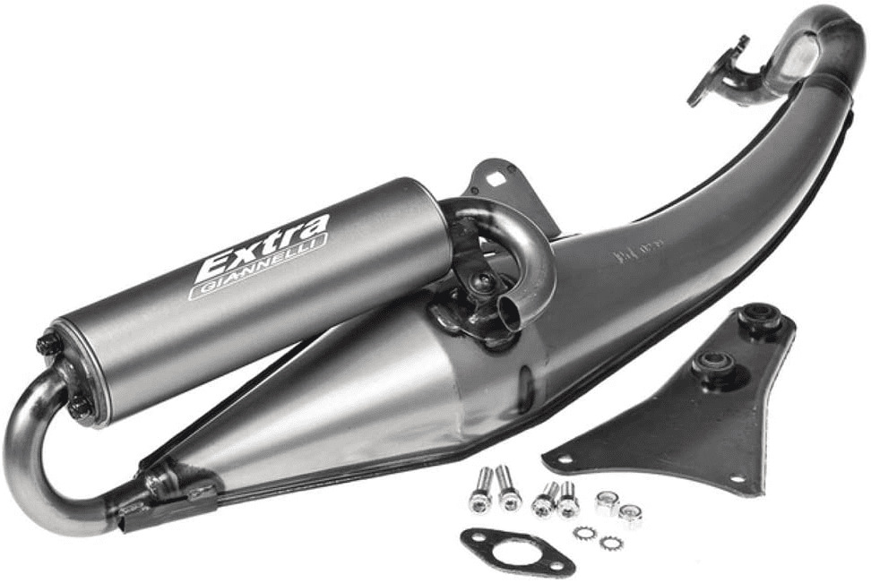 31635p2 marmitta scooter extra v2 mbk nitro 50 97/01 yamaha aerox 95/11 50 omologata cee e13