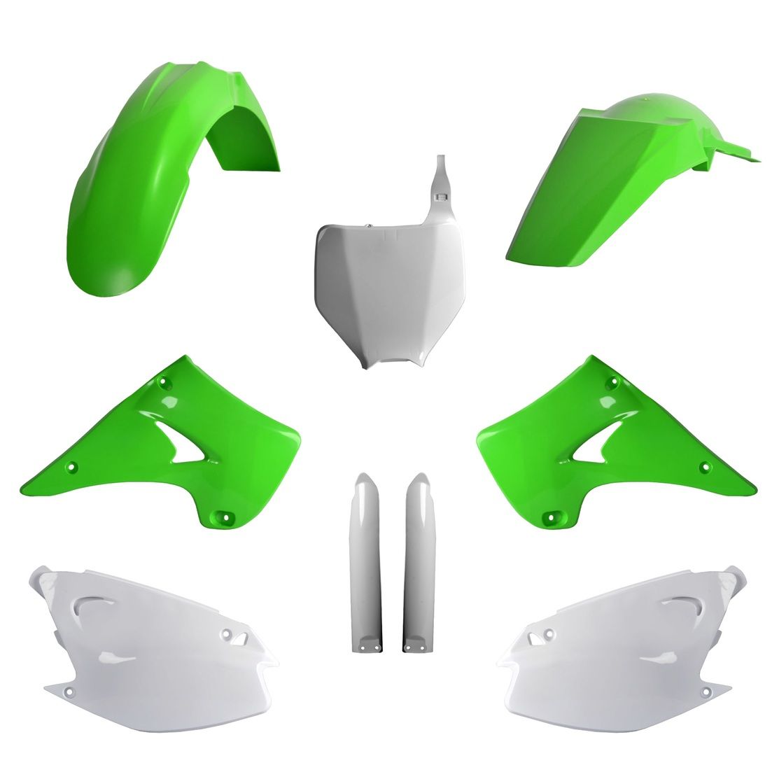 P91479 Kit plastiche KAWASAKI Verde05/Bianco