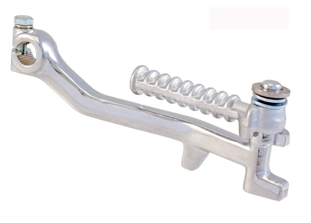 121530021 kickstarter pedal malaguti/booster chrome