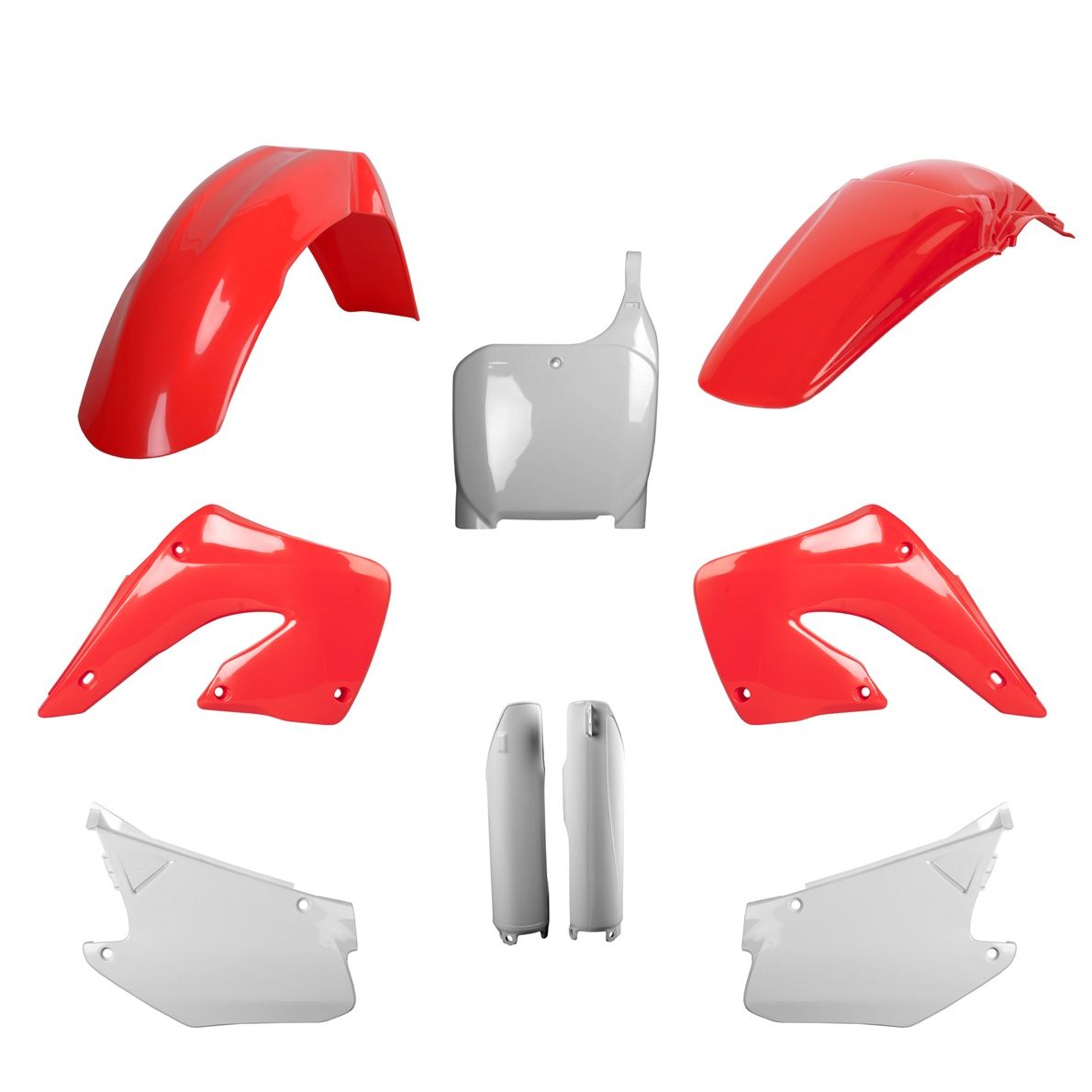 P91510 Kit plastiche HONDA Rosso cr00/Bianco