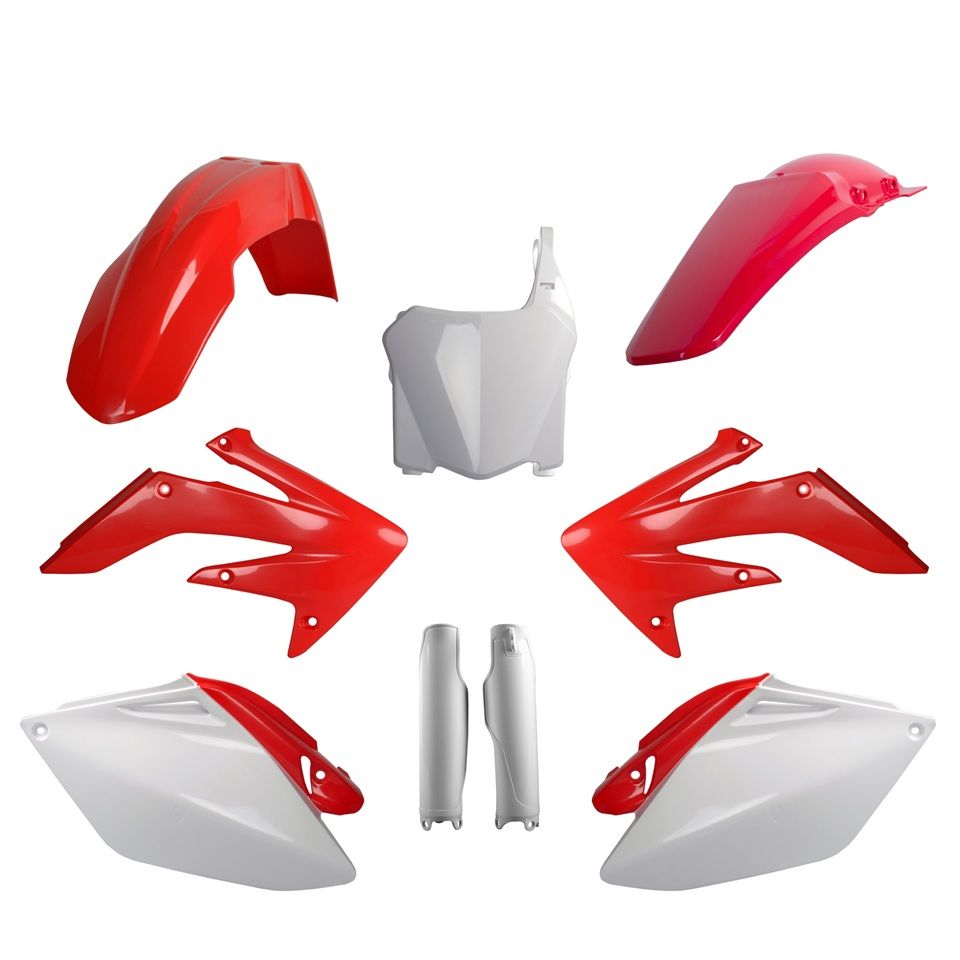 P91521 Kit plastiche HONDA Rosso cr04/Bianco