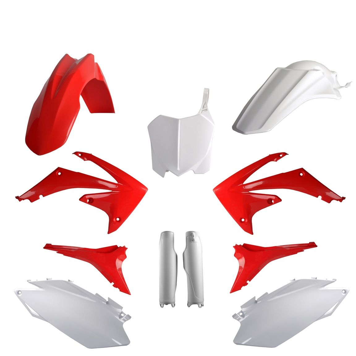 P91528 Kit plastiche HONDA Rosso cr04/Bianco