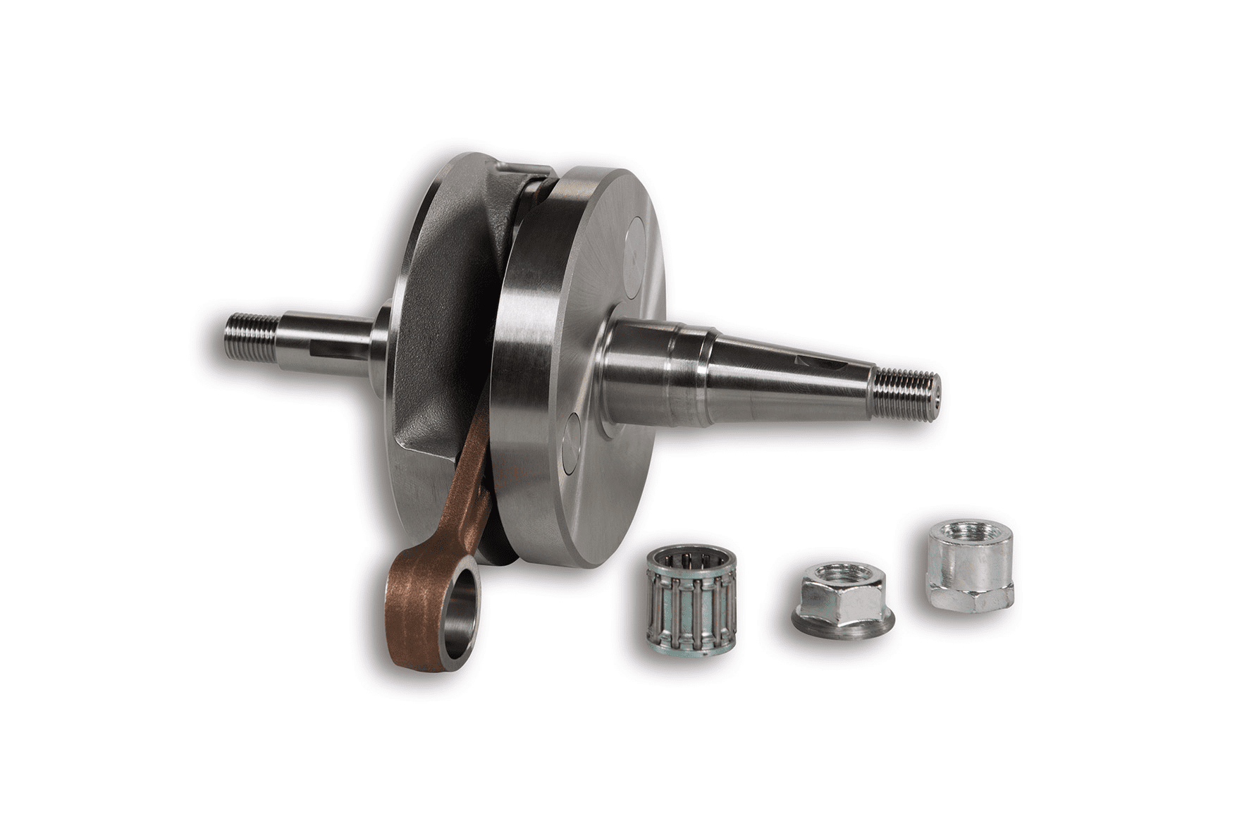 5316082 albero motore malossi vespa px e 200 2t ø 16 biella 110 (corsa 57mm) valvola rotante