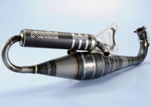 200.0288 muffler polini yamaha minarelli horizontal h2o 70cc big evolution (torsen wd applicable)