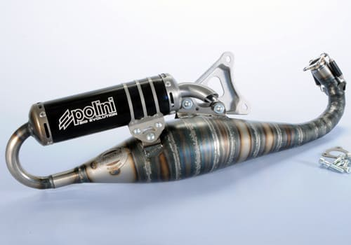 200.0302 muffler exhaust polini big evo 70cc benelli 491 50 rr, racing, sp, sport limited edition