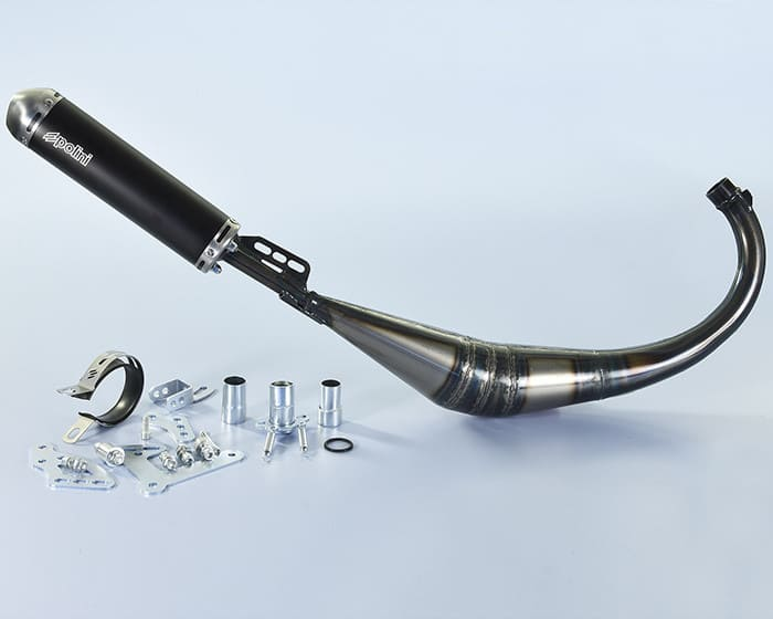 200.0405 marmitta scarico polini evo yamaha dt 50 r minarelli am6 bassa