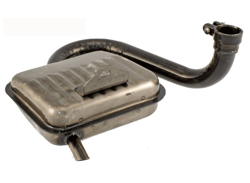 100751020 muffler piaggio vintage vespa 150 1963-1966 not approved