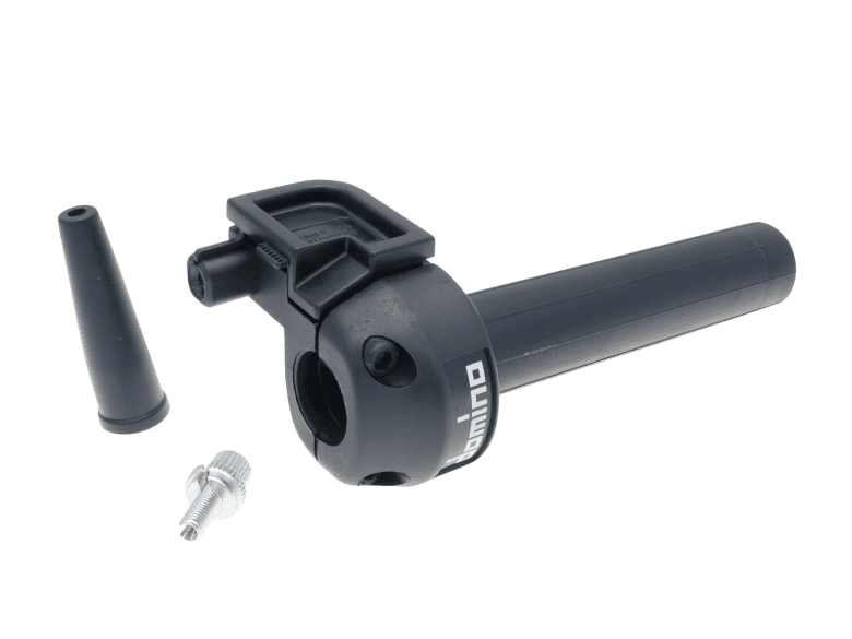 DOM37021RP Comando gas rapido Domino universale 3,6°/ 74mm nero, COD: DOM37021RP
