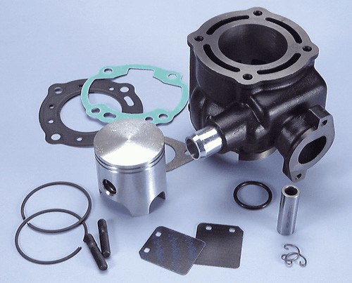 150.0605 Polini 65cc cylinder kit d.47 Aprilia SR 50 2T R, Factory Aprilia (Suzuki) cast iron H2O stroke 37.4