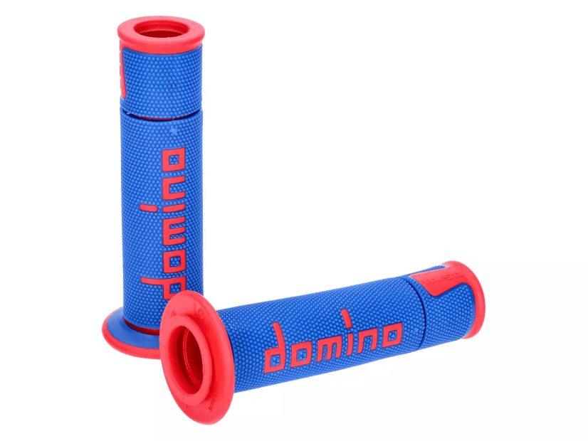DOM48751 Manopole Domino A450 On-Road Racing blu / rosso (aperto), COD: DOM48751