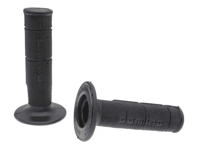DOM34395RP Manopole Domino 1150 Off-Road half-waffle nero, COD: DOM34395RP