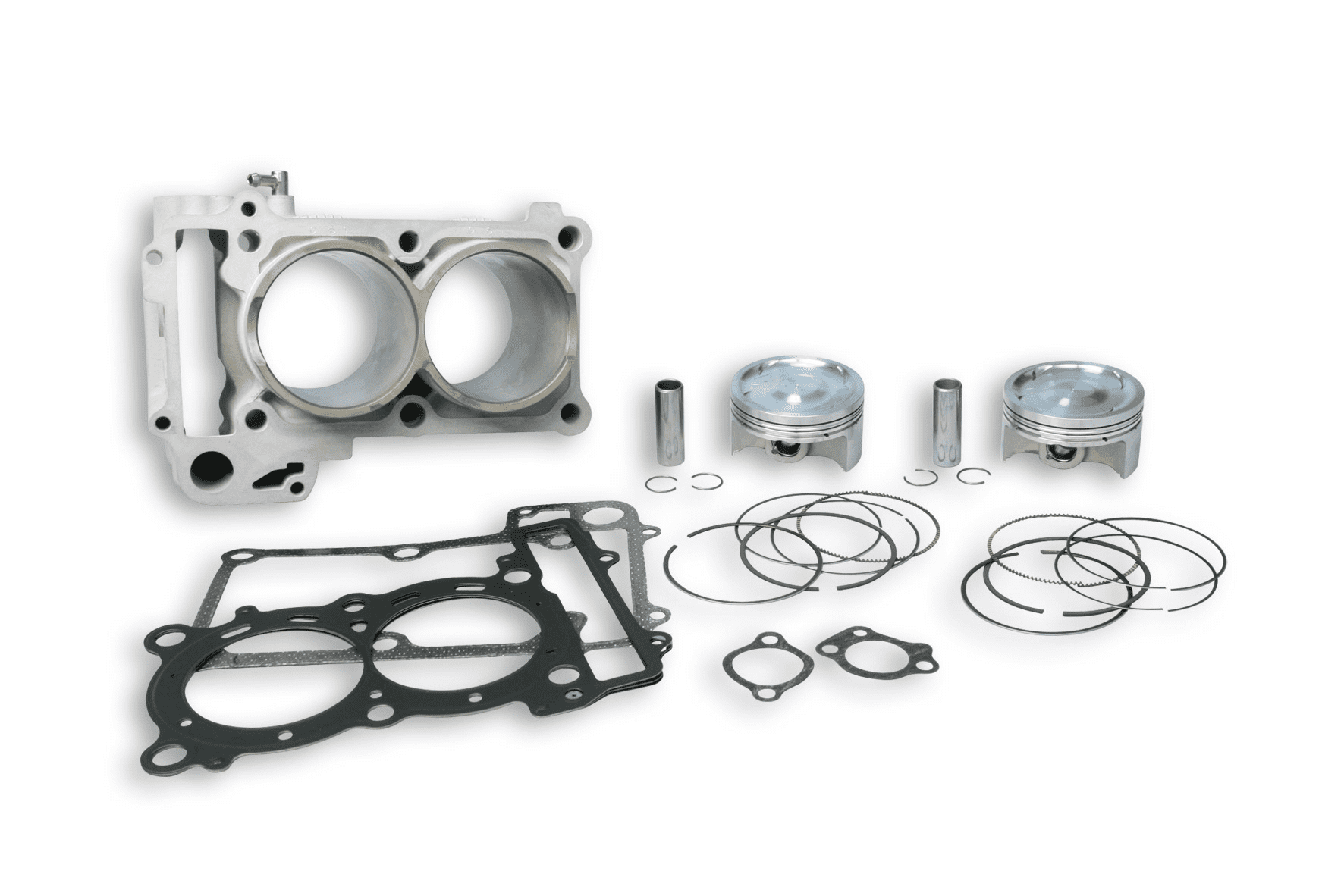 3113666 kit 2x bi-cilindro malossi 4-stroke d. 70 allum. h2o yamaha t max 500 ie 4t lc 2004-07